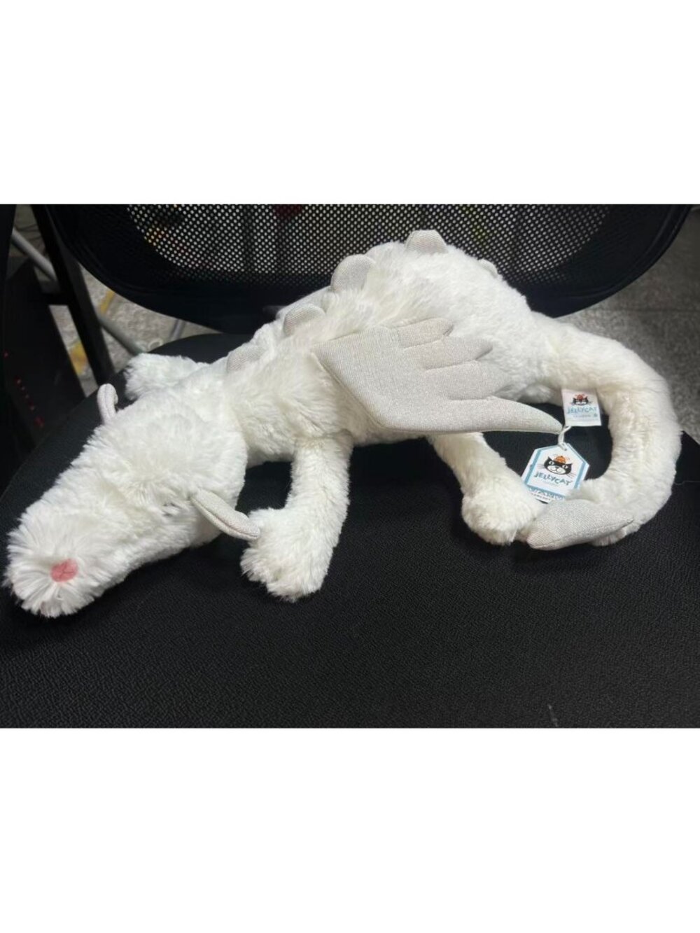 Jellycat Snow Dragon Large NWT